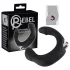 Rebel - vibratore prostatico curvo - silicone nero