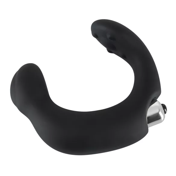 Rebel - vibratore prostatico curvo - silicone nero