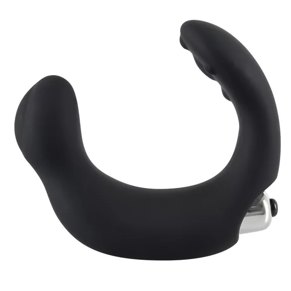 Rebel - vibratore prostatico curvo - silicone nero