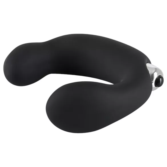 Rebel - vibratore prostatico curvo - silicone nero