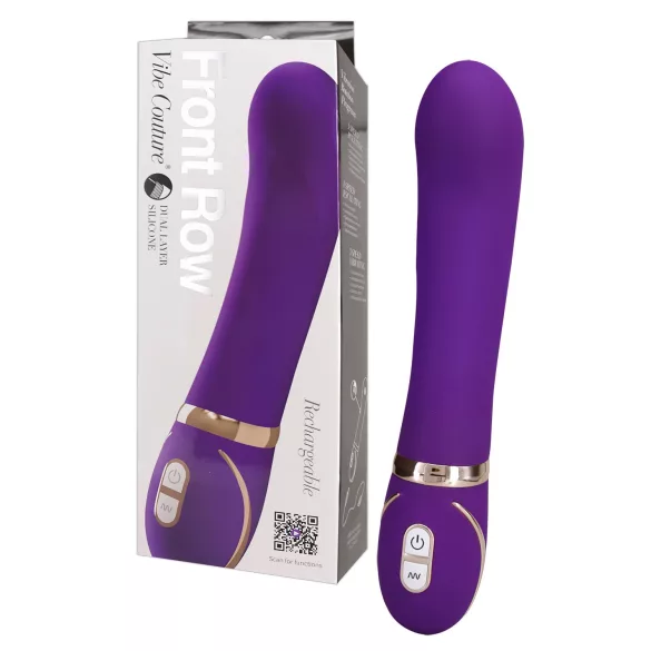 Vibe Couture Front Row - vibratore punto G - silicone viola
