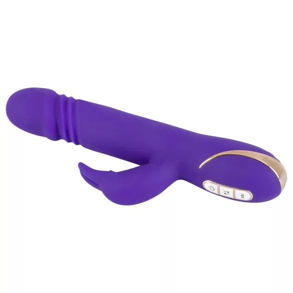 Vibe Couture Rabbit Skater - Vibratore con coniglietto, ad impulsi (viola)