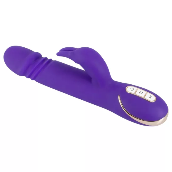 Vibe Couture Rabbit Skater - Vibratore con coniglietto, ad impulsi (viola)