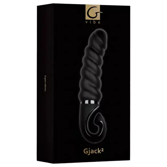 Gvibe G-jack 2 - vibratore ricaricabile impermeabile in silicone nero