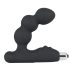 Rebel - vibratore prostatico con sfere - silicone nero