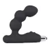 Rebel - vibratore prostatico con sfere - silicone nero