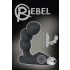Rebel - vibratore prostatico con sfere - silicone nero
