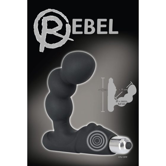 Vibratore prostatico sfereggianti Rebel (nero)