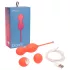 We-Vibe Bloom - palline vaginali con pesi intercambiabili - silicone arancione