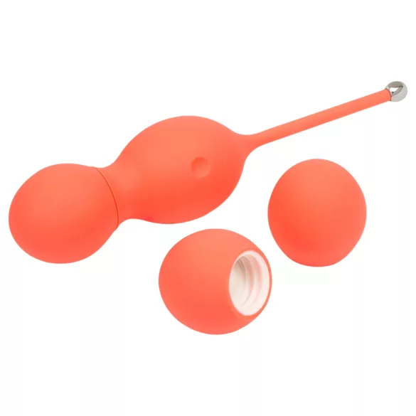We-Vibe Bloom - palline vaginali con pesi intercambiabili - silicone arancione