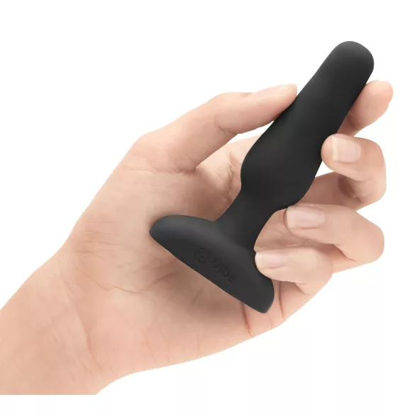 b-Vibe Novice - vibratore anale per principianti - nero