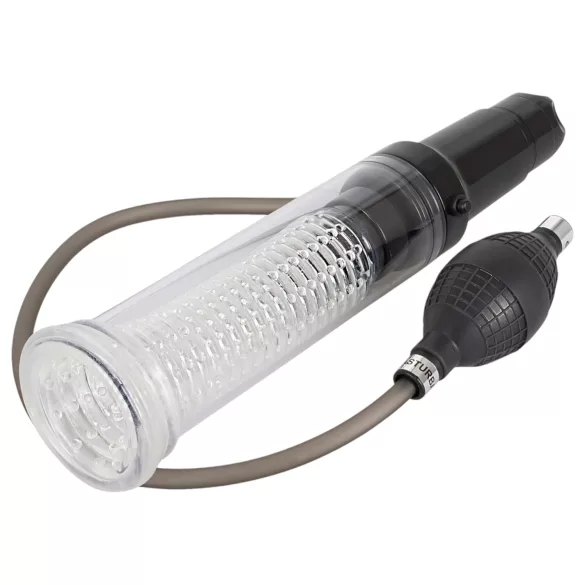 You2Toys - pompa per pene e masturbatore 2in1 trasparente