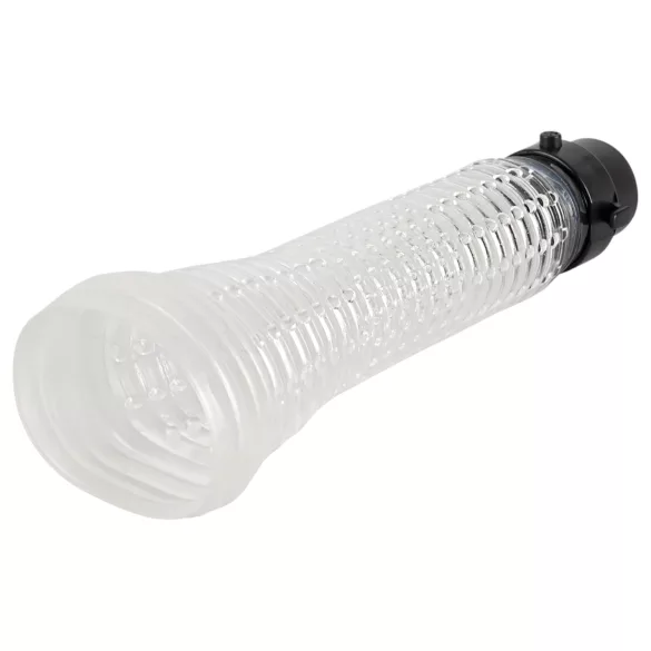 You2Toys - pompa per pene e masturbatore 2in1 trasparente