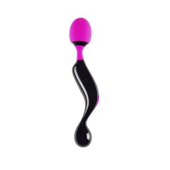   Adrien Lastic Symphony Wand - vibratore massaggiante ricaricabile (nero-rosa)