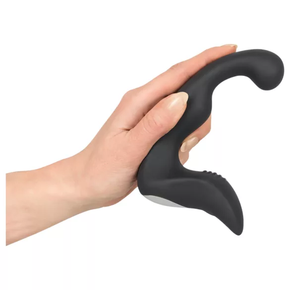 Rebel - vibratore prostatico ricaricabile - silicone nero