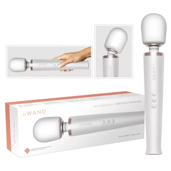 le Wand - vibratore massaggiante ricaricabile esclusivo bianco