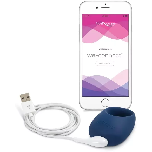 We-Vibe Pivot - anello vibrante per il pene ricaricabile - blu notte