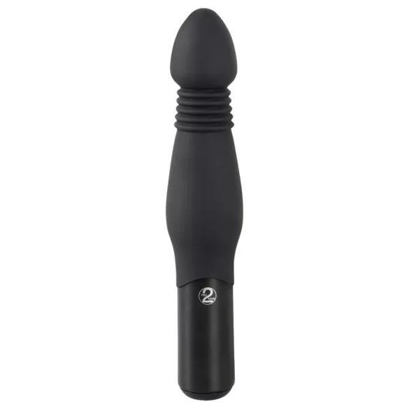 You2Toys - Vibratore anale a spinta - nero