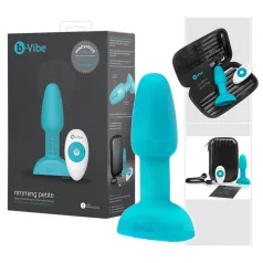   b-Vibe - Vibratore anale con perle rotanti - silicone turchese