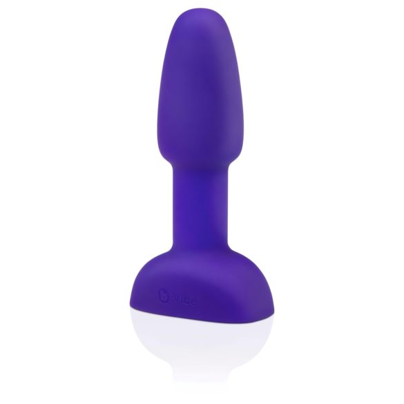 b-Vibe Rimming - vibratore anale con perle rotanti (viola)