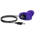 b-Vibe Rimming - vibratore anale con perle rotanti (viola)