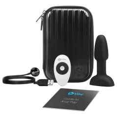 b-Vibe Rimming - vibratore anale con sfere rotanti - nero