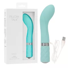   Pillow Talk Sassy - vibratore punto G ricaricabile - turchese