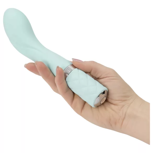 Pillow Talk Sassy - vibratore punto G ricaricabile - turchese