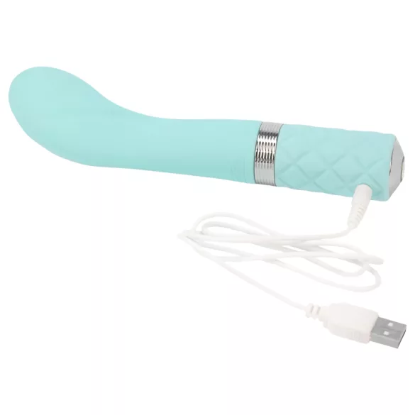 Pillow Talk Sassy - vibratore punto G ricaricabile - turchese