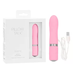   Pillow Talk Flirty - vibratore a bacchetta ricaricabile - silicone rosa