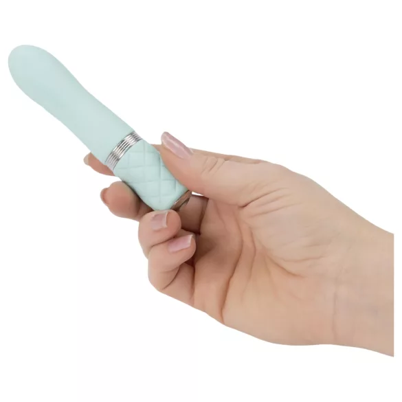 Pillow Talk Flirty - vibratore a bacchetta ricaricabile - turchese