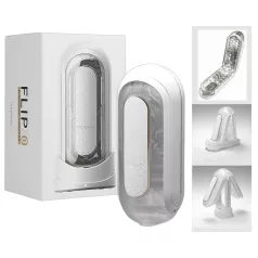 TENGA Flip Zero - masturbatore vibrante - bianco