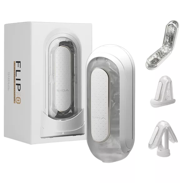 TENGA Flip Zero - masturbatore vibrante - bianco