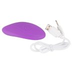   Vibratore per clitoride ergonomico in silicone SMILE Touch" con batteria ricaricabile (viola)"