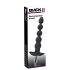 Black Velvet - anale nero con perle, ricaricabile