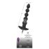 Black Velvet - anale nero con perle, ricaricabile