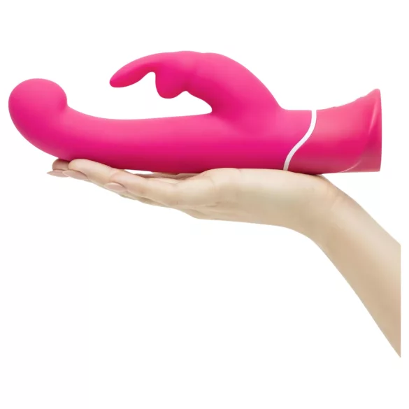 Happyrabbit - vibratore punto G impermeabile con stimolatore clitoride - rosa
