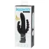 Happyrabbit Triple - vibratore clitoride e anale - ricaricabile - nero