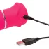 Happyrabbit Thrusting - vibratore rabbit ricaricabile con movimento spinta rosa