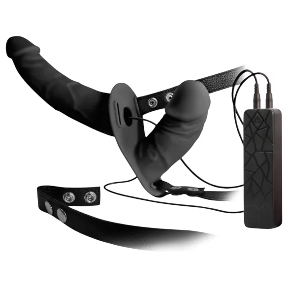 Double Thruster - doppio vibratore indossabile - nero