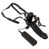 Double Thruster - Dildo con doppio vibratore indossabile (nero)