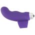 SMILE Finger - vibratore a dita ondulato in silicone (viola)