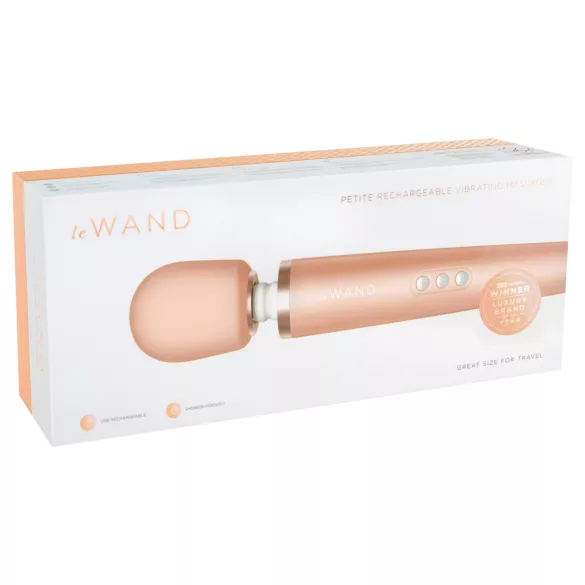 le WAND Petite vibratore a bacchetta premium (Rose Gold)