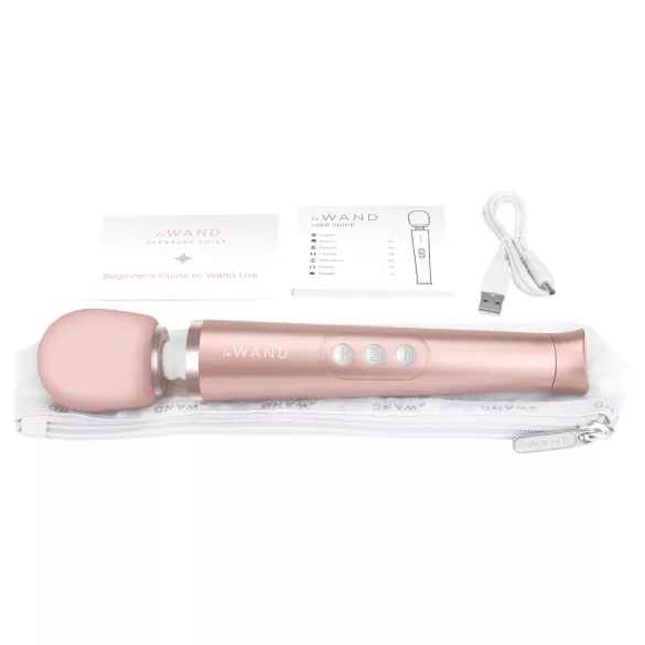 le WAND Petite vibratore a bacchetta premium (Rose Gold)
