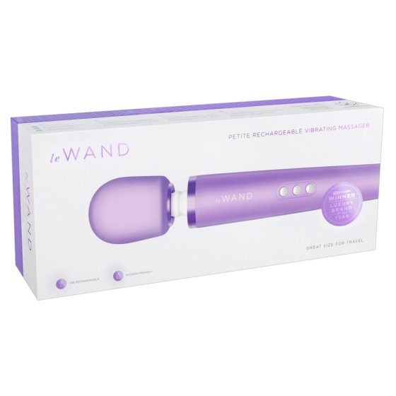 Le Wand Petite - esclusivo vibratore massaggiatore senza fili (viola)