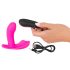 SMILE Slip - vibratore indossabile con telecomando a batteria (rosa)