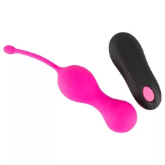   SMILE - ovetto vibrante ricaricabile telecomandato - silicone rosa
