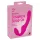 Double2Teaser - vibratore strap-on senza cintura - silicone rosa