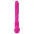 Double2Teaser - vibratore strap-on senza cintura - silicone rosa