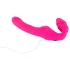 Double2Teaser - vibratore strap-on senza cintura - silicone rosa